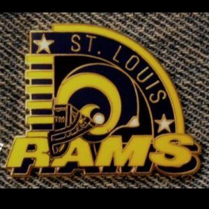 St. Louis Rams Lapel Pin ~ NFL ~ Football ~ Vintage 1994 by Peter David